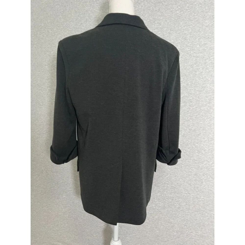 Cartonnier Dark Gray Double-Breasted Blazer